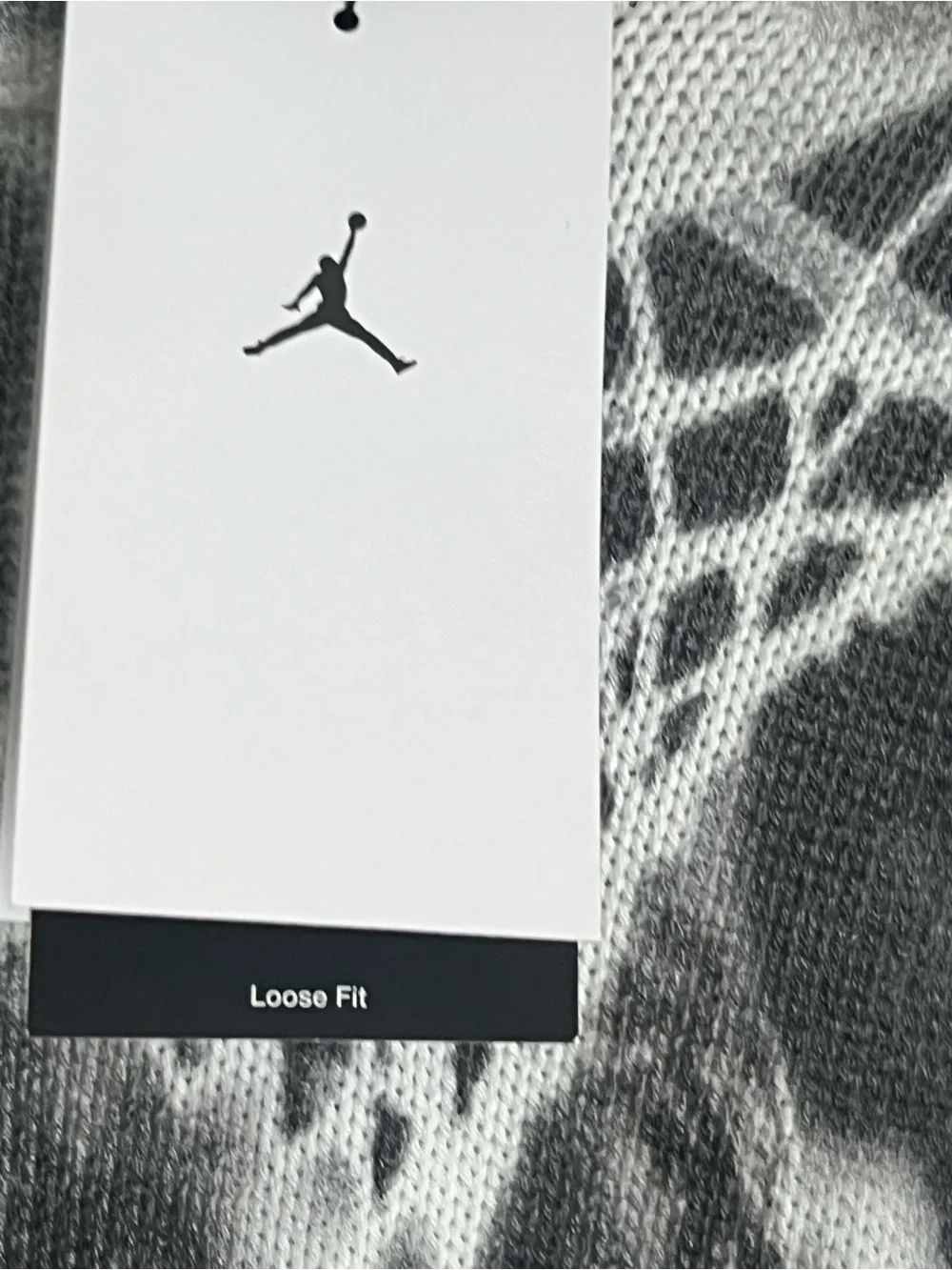 AIR JORDAN Men’s Knit Crew Sweater Oversized Heavyweight Size M